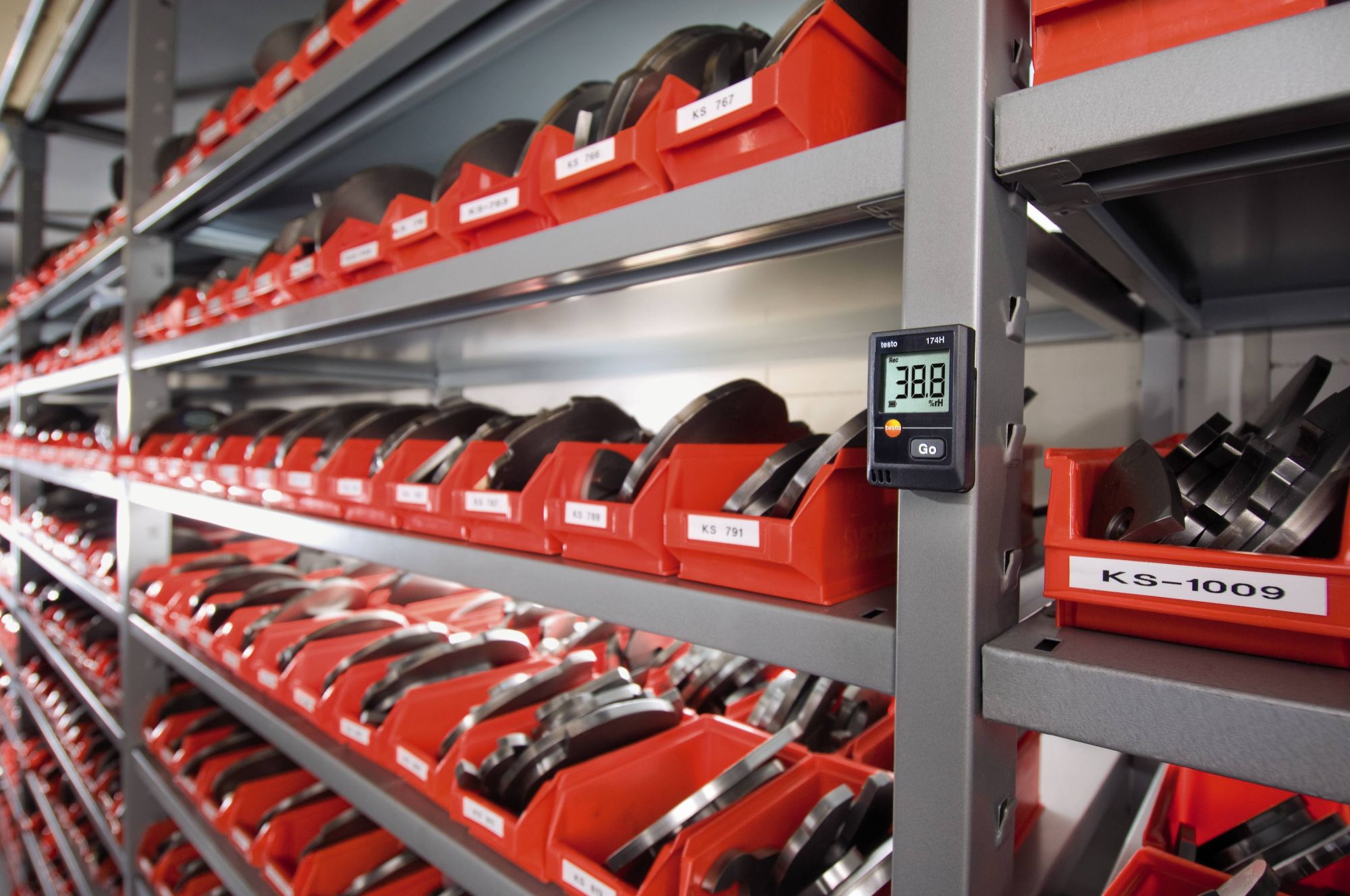 TESTO 174H Kit Datalogger p/Medição de Temperatura e Umidade 2 canais com Interface de