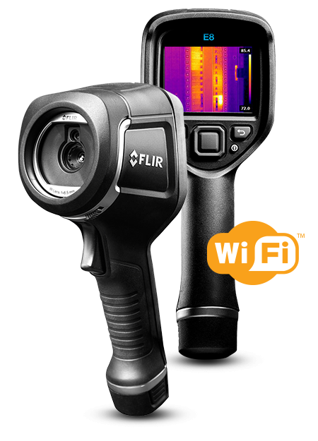 Câmera Termográfica 76.800 Pixels FLIR E8 xt com WI-FI - INSTRUMBRASIL