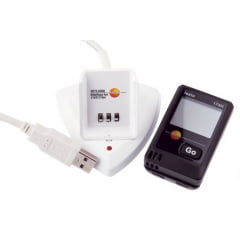 TESTO 174H Kit Datalogger p/Medição de Temperatura e Umidade 2 canais com Interface de comunicação USB