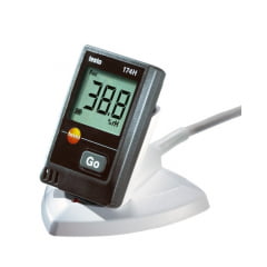 TESTO 174H Kit Datalogger p/Medição de Temperatura e Umidade 2 canais com Interface de comunicação USB