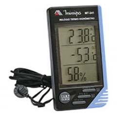 Relógio Termo-Higrômetro Digital Int/Ext MT-241 MINIPA