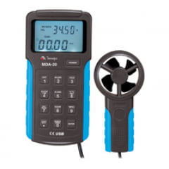 Anemômetro Digital com Data Logger e Interface USB MDA-20 MINIPA