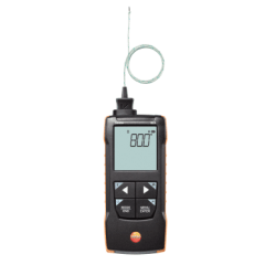 Testo 925 - Instrumento de medição de temperatura para TC tipo K com conexão de aplicativo (1 canal)