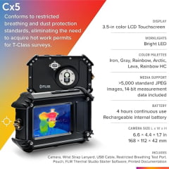 Flir Cx5 - Câmera Térmica De Bolso Para Área Classificadas